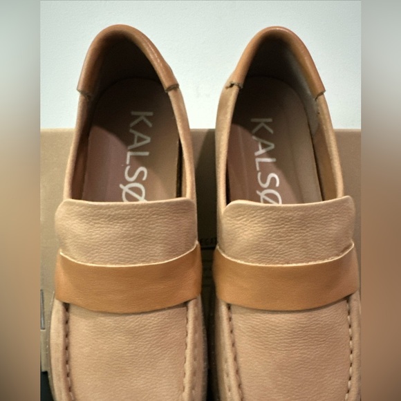 Kalso Earth Shoe DABB Size 8 Negative Heel Women Cognac Nubuck Loafer - Picture 8 of 10